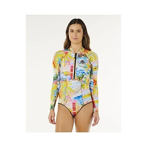 Dámská neoprenová kombinéza RIP CURL G-Bomb 1,5 mm Ls Fz Full Spring, vícebarevná Dámská neoprenová kombinéza RIP CURL G-Bomb 1,5 mm Ls Fz Full Spring, vícebarevná