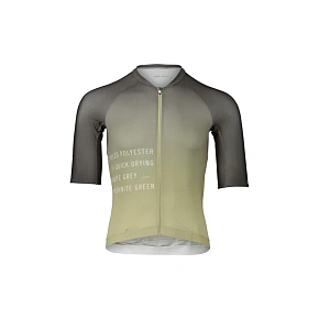 Cyklistický dres POC M's Pristine Print Jersey, zelený Cyklistický dres POC M's Pristine Print Jersey, zelený