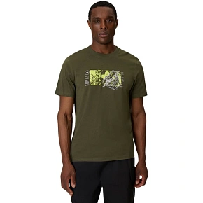 Pánské tričko 4F M2823 khaki 4FWSS26TTSHM2823 43S Pánské tričko 4F M2823 khaki 4FWSS26TTSHM2823 43S