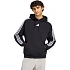 Pánská mikina adidas Essentials 3-Stripes Fleece Hoodie, černá, KY6602