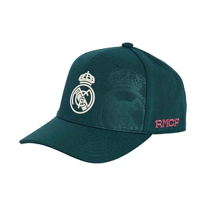 Kšiltovka adidas Real Madrid RMCF Away Snap Back, zelená, KS8120 Kšiltovka adidas Real Madrid RMCF Away Snap Back, zelená, KS8120