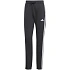 Dámské kalhoty adidas Essentials 3-Stripes French Terry Cuffed, černé, JD5302