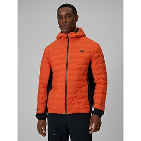 Pánská trekingová bunda 4F PRO s výplní Primaloft Silver 4F 4FRSS26TDJAM0961-070S Pánská trekingová bunda 4F PRO s výplní Primaloft Silver 4F 4FRSS26TDJAM0961-070S