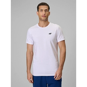 Pánské hladké tričko slim 4F 4FRMM00TTSHM4193-10S Pánské hladké tričko slim 4F 4FRMM00TTSHM4193-10S