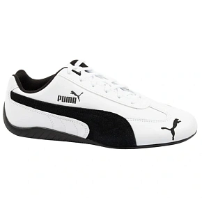 Puma – pánské sportovní boty Speedcat, černé kožené, módní tenisky Puma – pánské sportovní boty Speedcat, černé kožené, módní tenisky