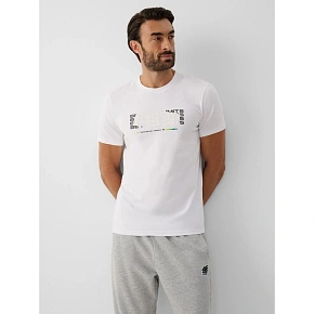 T-shirt slim z nadrukiem męski 4F 4FRAW26TTSHM4666-10S T-shirt slim z nadrukiem męski 4F 4FRAW26TTSHM4666-10S