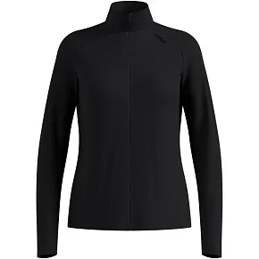 Bluza rozpinana damska Odlo ESSENTIAL WARM FULL ZIP Mid layer full zip czarna S Bluza rozpinana damska Odlo ESSENTIAL WARM FULL ZIP Mid layer full zip czarna S