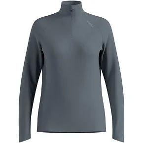 Bluza z półgolfem damska Odlo ESSENTIAL CERAMIWARM Mid layer 1/2 zip szara M Bluza z półgolfem damska Odlo ESSENTIAL CERAMIWARM Mid layer 1/2 zip szara M