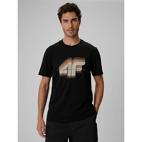 T-shirt regular z nadrukiem męski 4F 4FRSS26TTSHM4228-20S T-shirt regular z nadrukiem męski 4F 4FRSS26TTSHM4228-20S