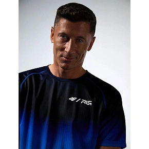 Koszulka treningowa szybkoschnąca męska 4F x Robert Lewandowski RL9SSS26TFTSM2467-31A pánské Koszulka treningowa szybkoschnąca męska 4F x Robert Lewandowski RL9SSS26TFTSM2467-31A pánské