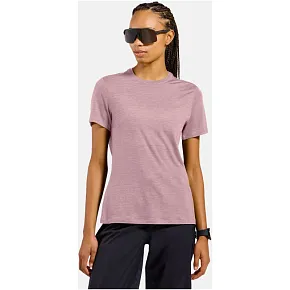 Koszulka z krótkim rękawem damska ODLO T-shirt crew neck s/s MERINO TENCEL PLAIN TEE różowa Koszulka z krótkim rękawem damska ODLO T-shirt crew neck s/s MERINO TENCEL PLAIN TEE różowa