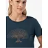 Koszulka z krótkim rękawem damska SUPER.NATURAL W TREE OF KNOWLEDGE TEE granatowa