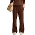 Dámské kalhoty Nike Studio Fleece Medium Weigh, hnědé, IM8078 259, dámské