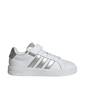 Dětská obuv adidas Grand Court 3.0 white and silver JP9368 Dětská obuv adidas Grand Court 3.0 white and silver JP9368
