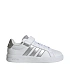 Dětská obuv adidas Grand Court 3.0 white and silver JP9368