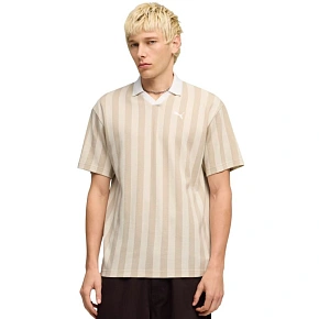 Pánské tričko Puma Class Relaxed Pinnacle Polo, béžové, 692069 87 Pánské tričko Puma Class Relaxed Pinnacle Polo, béžové, 692069 87