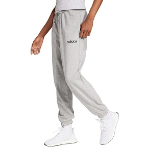 Dámské kalhoty adidas Essentials Linear French Terry Cuffed světle šedé JC5953 dámské Dámské kalhoty adidas Essentials Linear French Terry Cuffed světle šedé JC5953 dámské