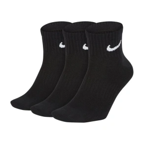 Pánské lehké ponožky Everyday Ankle 3Pak M SX7677-010 - Nike