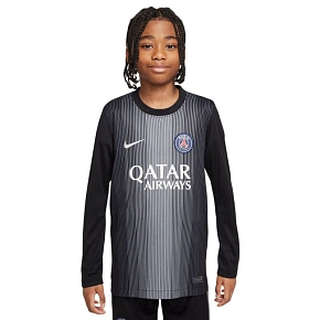 Dětský dres Nike PSG Goalkeeper Stadium 2025/26 black HJ5267 010