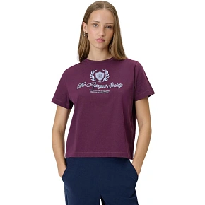 Dámské tričko 4F F2738 vínové 4FWSS26TTSHF2738 60S