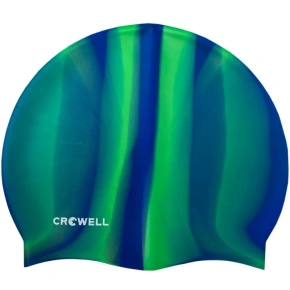 Crowell Multi Flame silikonová plavecká čepice barva 12