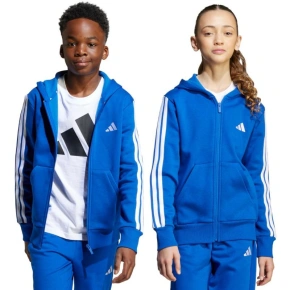 Dětská mikina adidas Essentials Full-Zip Hoodie modrá JY4977