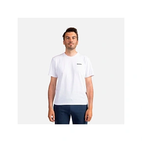 Pánské tričko ROSSIGNOL Presset Tee, bílé Pánské tričko ROSSIGNOL Presset Tee, bílé