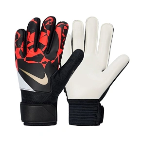 Dětské brankářské rukavice Nike Match Goalkeeper, černé a červené, HQ0258 011 Dětské brankářské rukavice Nike Match Goalkeeper, černé a červené, HQ0258 011