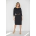 Dámské denní šaty M341 černé - La Aurora