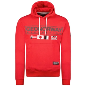 Geographical Norway Great DB 317 M WY8613H/GN-Red Mikina s kapucí