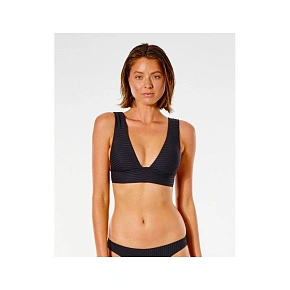 Plavková podprsenka RIP CURL Premium Surf Deep V černá Plavková podprsenka RIP CURL Premium Surf Deep V černá