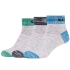 Skechers 3PPK Wm Mesh Ventilation Quarter Socks SK42022-9200 Grey 27-30