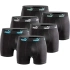 Pánské boxerky Puma 6-Pack černé z příjemné bavlny