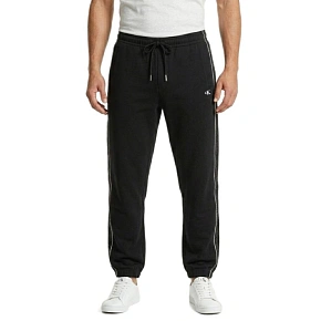 Calvin Klein Fleecové tepláky s logem Jogger Black - LZ04LE291G-UB1 Calvin Klein Fleecové tepláky s logem Jogger Black - LZ04LE291G-UB1