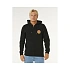 Pánská mikina RIP CURL Wettie Passage Icon Zip Thru, černá
