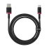 Baseus Dura USB-Type C 60W kabel 1m (červený/černý)
