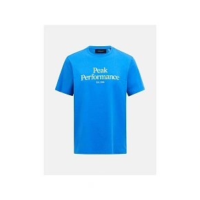 Pánské tričko PEAK PERFORMANCE M Original Tee, modrá barva Pánské tričko PEAK PERFORMANCE M Original Tee, modrá barva