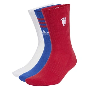 Ponožky adidas Manchester United, balení po 3 kusech, KQ5128 Ponožky adidas Manchester United, balení po 3 kusech, KQ5128