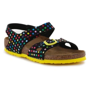 Birkenstock Colorado Rivet Logo Digital Dots Black Jr sandály 1023611
