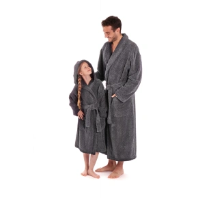 Župan unisex Athena 2116 Tmavě šedá - Vestis