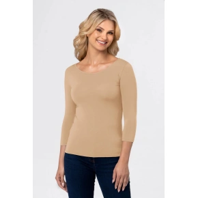 Dámská halenka 3/4 Manati Světle béžová - Babell Dámská halenka 3/4 Manati Světle béžová - Babell