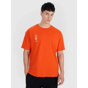 Pánské tričko oversize s potiskem 4F 4FRSS25TTSHM2652-70S pánské Pánské tričko oversize s potiskem 4F 4FRSS25TTSHM2652-70S pánské