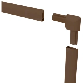 ALU OKENNÍ MOSKYTIÉRA 120X140 HNĚDÁ