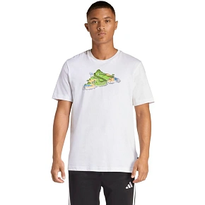 Pánské tričko adidas Novelty Mini T-shirt white JZ5037 pánské Pánské tričko adidas Novelty Mini T-shirt white JZ5037 pánské