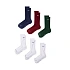 Ponožky Nike Everyday Elevated, 6 párů – bílé, zelené, vínové, modré, HQ8021 907
