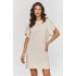 Denní šaty M875 béžové - Makadamia