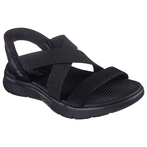 Dámské sandály Skechers GO WALK FLEX SANDAL GLIMMER UP 141489 BBK