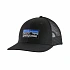 Patagonia Logo Trucker Hat M 38289-BLK