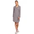 Dámská noční košile 15446 - 271 šedá/růžová se vzorem - Vamp