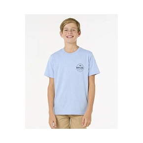 Dětské tričko RIP CURL STAPLE TEE – BOY, modré Dětské tričko RIP CURL STAPLE TEE – BOY, modré
